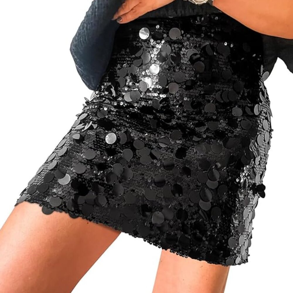 miduo Sequin Mini Skirt